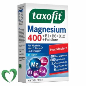 Taxofit magnezij400+b1+b6+b12+folna kislina